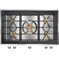 Plaque gaz GAGGENAU CG492211