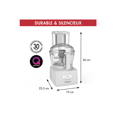 Robot multifonction MAGIMIX 18370F CS 3200 XL BLANC