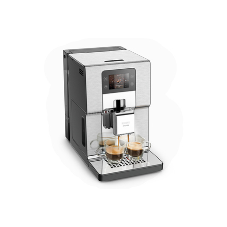 Espresso con molinillo KRUPS INTUITION EXPERIENCE + YY5058FD PLATA/METAL