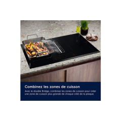 Plaque induction ELECTROLUX PLAQUE ASPIRANTE RECYCLAGE COMBOFLEX KCC84450