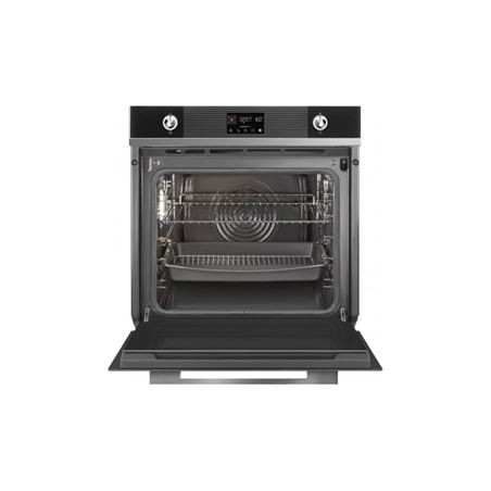 SMEG Four encastrable pyrolyse SOP612MON Linéa 68 litres, Rail télescopique,