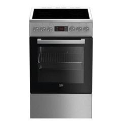 Cuisinière Vitroceramique Beko FSM57300GX 55L 4 Foyers Acier Inoxydable Gris