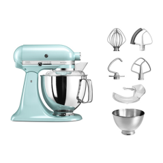 Robot pâtissier KITCHENAID ARTISAN ELEGANCE 5KSM175PSEIC BLEU GLACIER