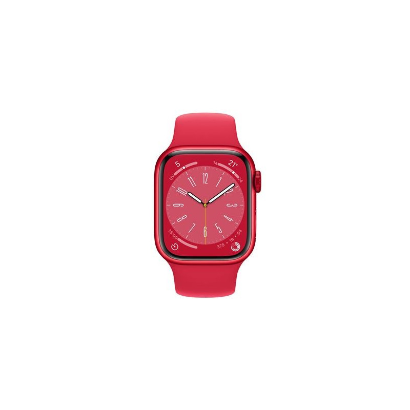Apple Watch Series 8 GPS + Cellular, boîtier Aluminium (PRODUCT)RED 41mm avec Bracelet (PRODUCT)RED