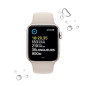 Apple Watch SE GPS + Cellular 2ème génération, boîtier Aluminium Lumière Stellaire 40mm avec Bracelet Sport Lumière Stellaire