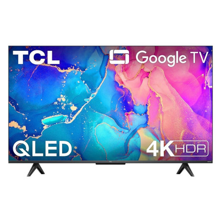 TV TCL 43C635 43'' QLED 4K UHD Smart TV Aluminium brossé 2022