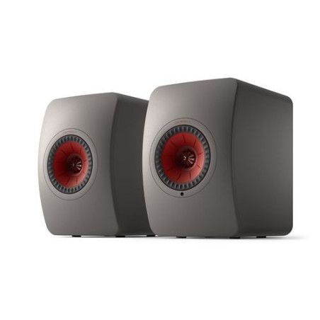 Enceintes actives Hifi connectées Kef LS50 Wireless II Gris Titane vendues par paire