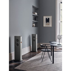 Enceintes connectées Hi-Fi Kef LS60 Wireless Gris Vendues à la paire